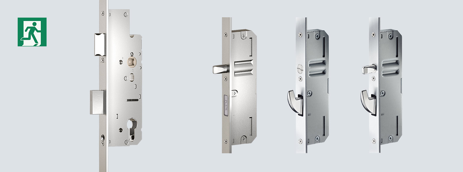 Cerraduras para puertas de emergencia y antipánico KFV - Ferretería -  Cerraduras para puertas de emergencia y antipánico